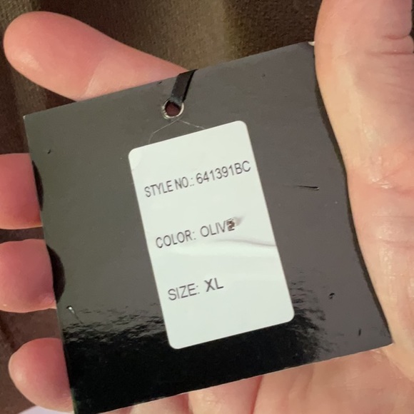 cliché brand jacket olive green 641391BC faux fur collar removable - Picture 8 of 11